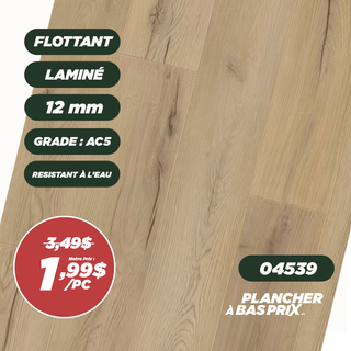 LAMINÉ RESISTANT A L'EAU 12MM COLLECTION AC5 #04539